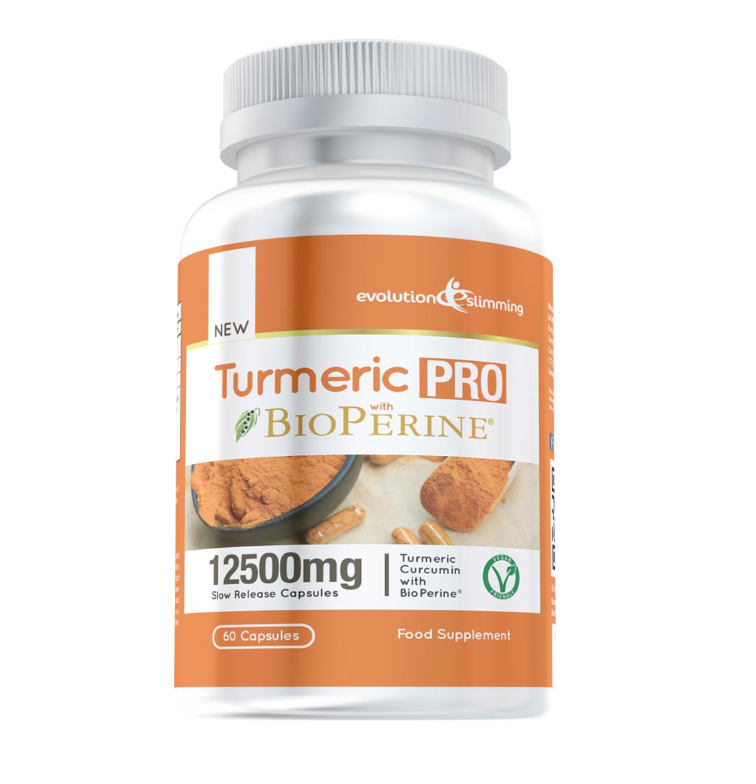 Curcuminoids Pro avec BioPerine ® 12, 500mg 95%