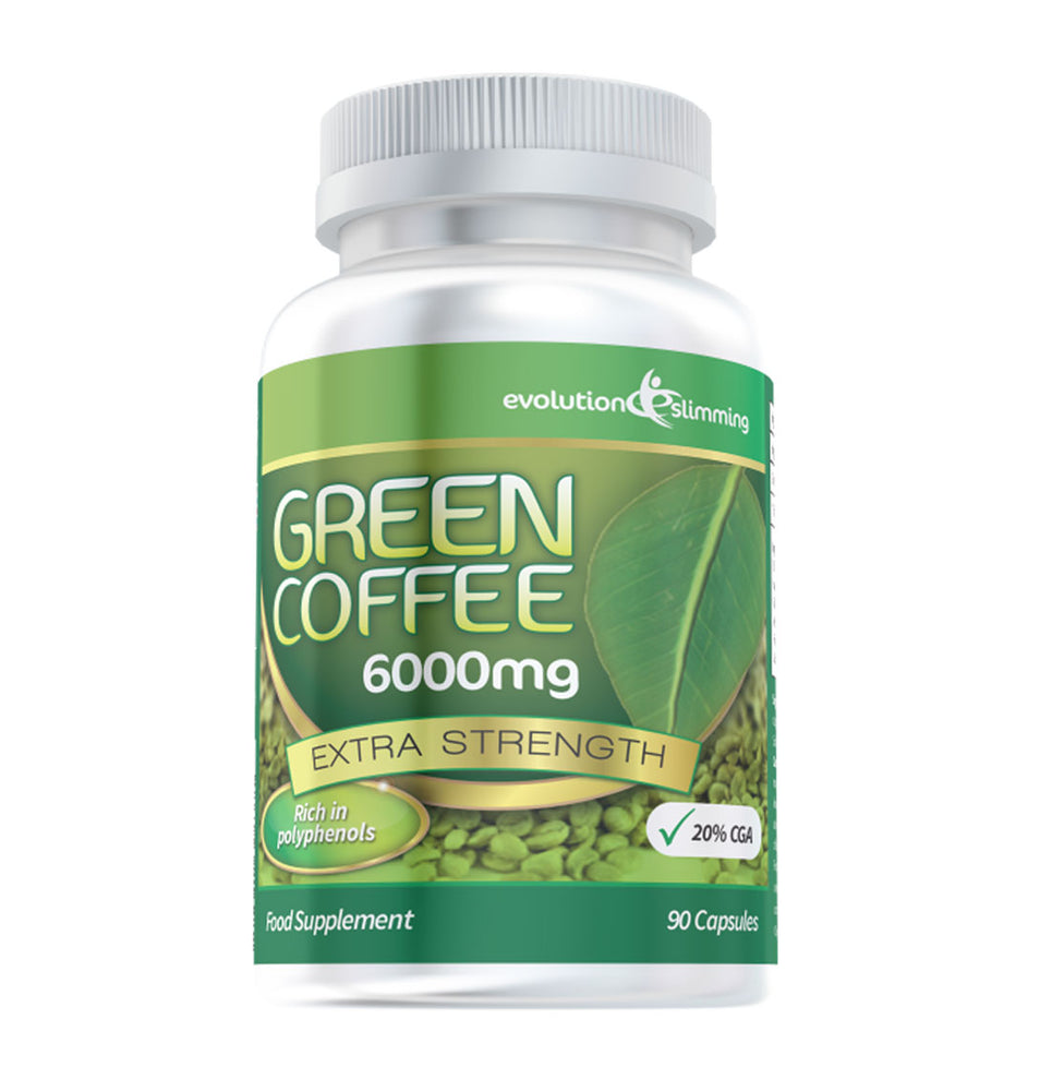 Chicco di caffè verde 6000mg puro con 20% CGA