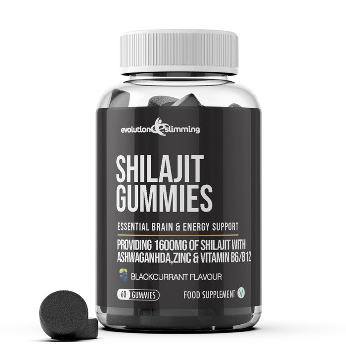 Shilajit Gummies with Ashwagandha - Energy Support & Brain Health