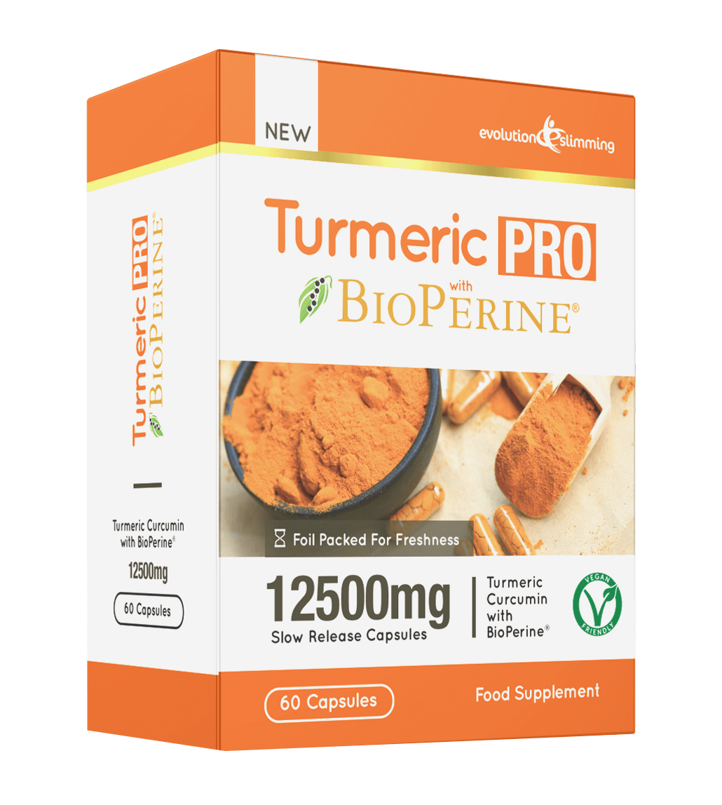 Turmeric Pro with BioPerine 12 500mg for Weight Loss Evolution